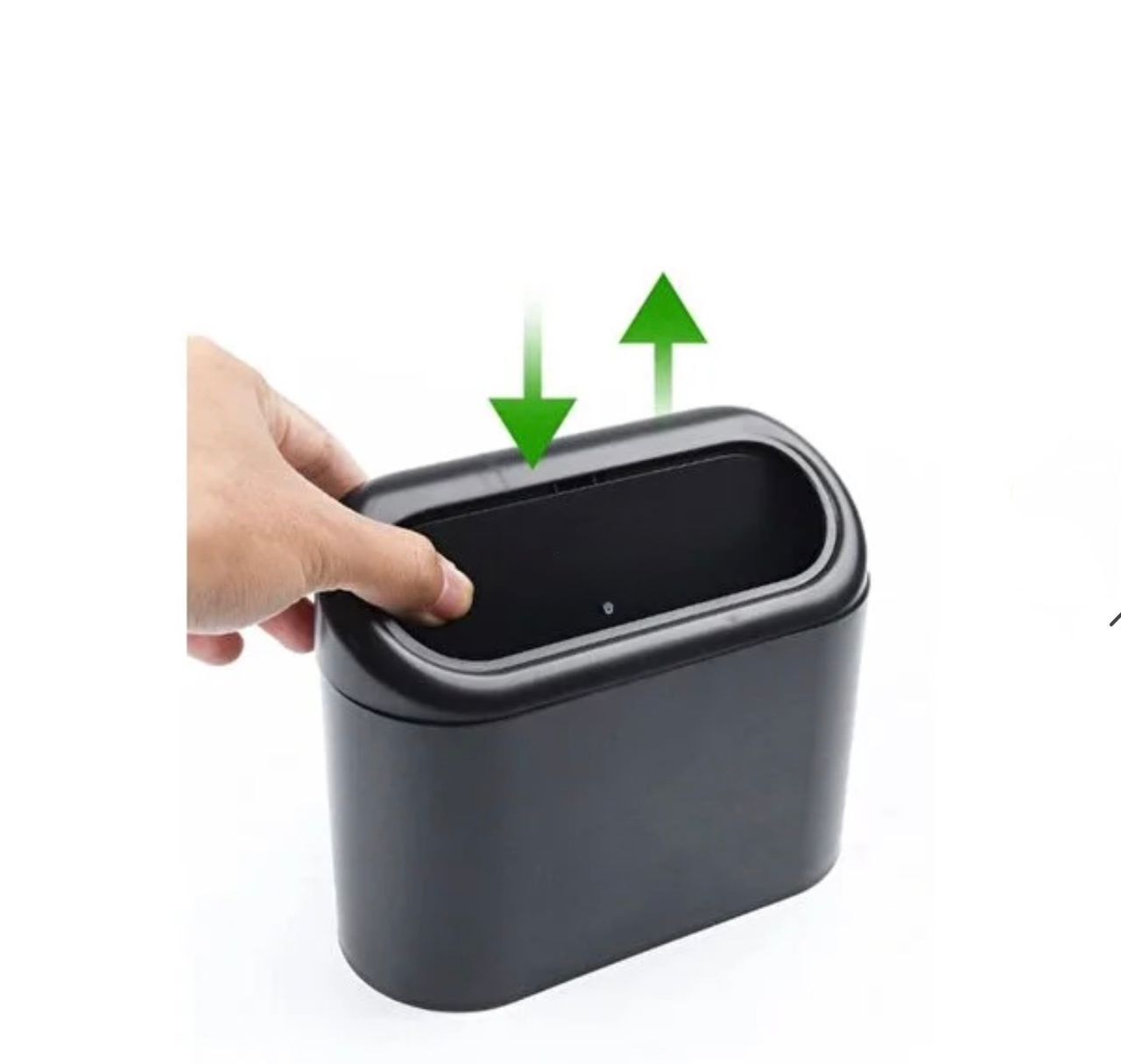 Sıvı Geçirmez Araba Çöp Kutusu Portatif Araç İçi Taşınabilir Kapaklı Çöp Kovası Kapaklı Kova