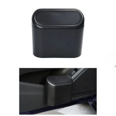 Sıvı Geçirmez Araba Çöp Kutusu Portatif Araç İçi Taşınabilir Kapaklı Çöp Kovası Kapaklı Kova