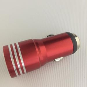 Araç Şarj Soketi - Çift Girişli Usb/KIRMIZI