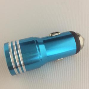 Araç Şarj Soketi - Çift Girişli Usb/MAVİ