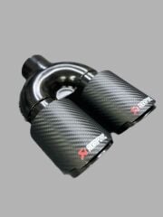 Akrapovic Egzoz Ucu Açılı Çift Çıkış