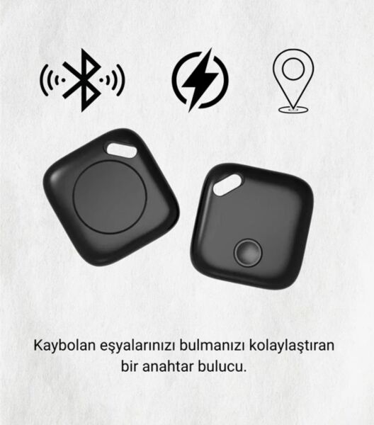 Akıllı Takip Cihazı Kayıp Önleyici Siyah GPS İzleyici