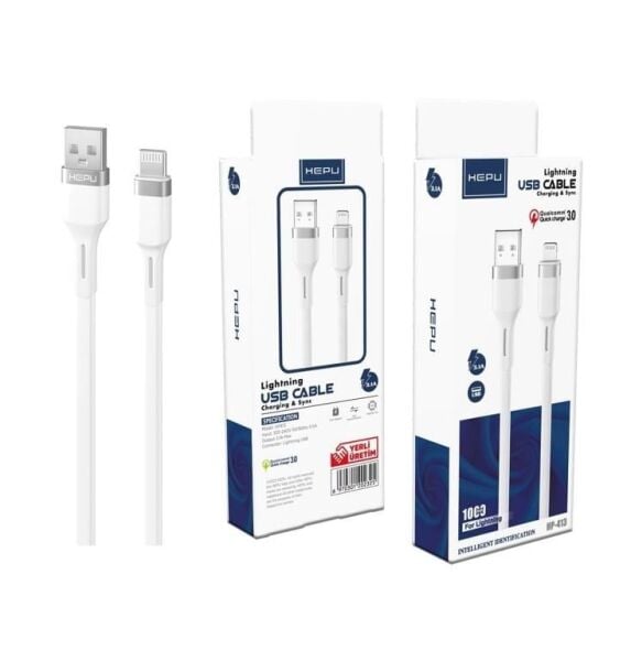HEPU HP-413 iOS 2.1A Hızlı Data & Şarj Kablosu (1 Metre)