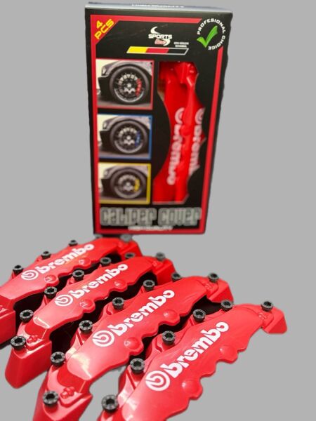 Kırmızı Fren Disk Kaliper Kapağı 4'lü Set