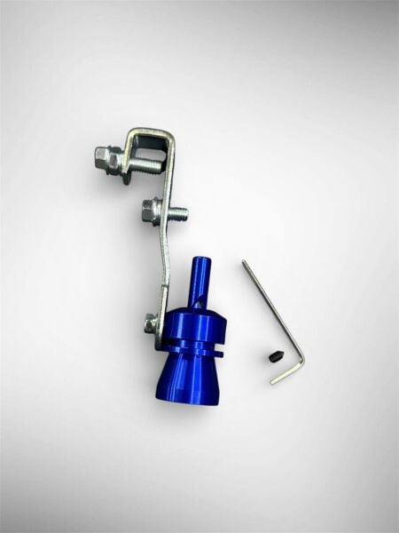 Islık Egzoz Aparatı Islık Sesi Çıkartan Egzoz Aparatı Mavi Tüm Araçlara Uyumlu