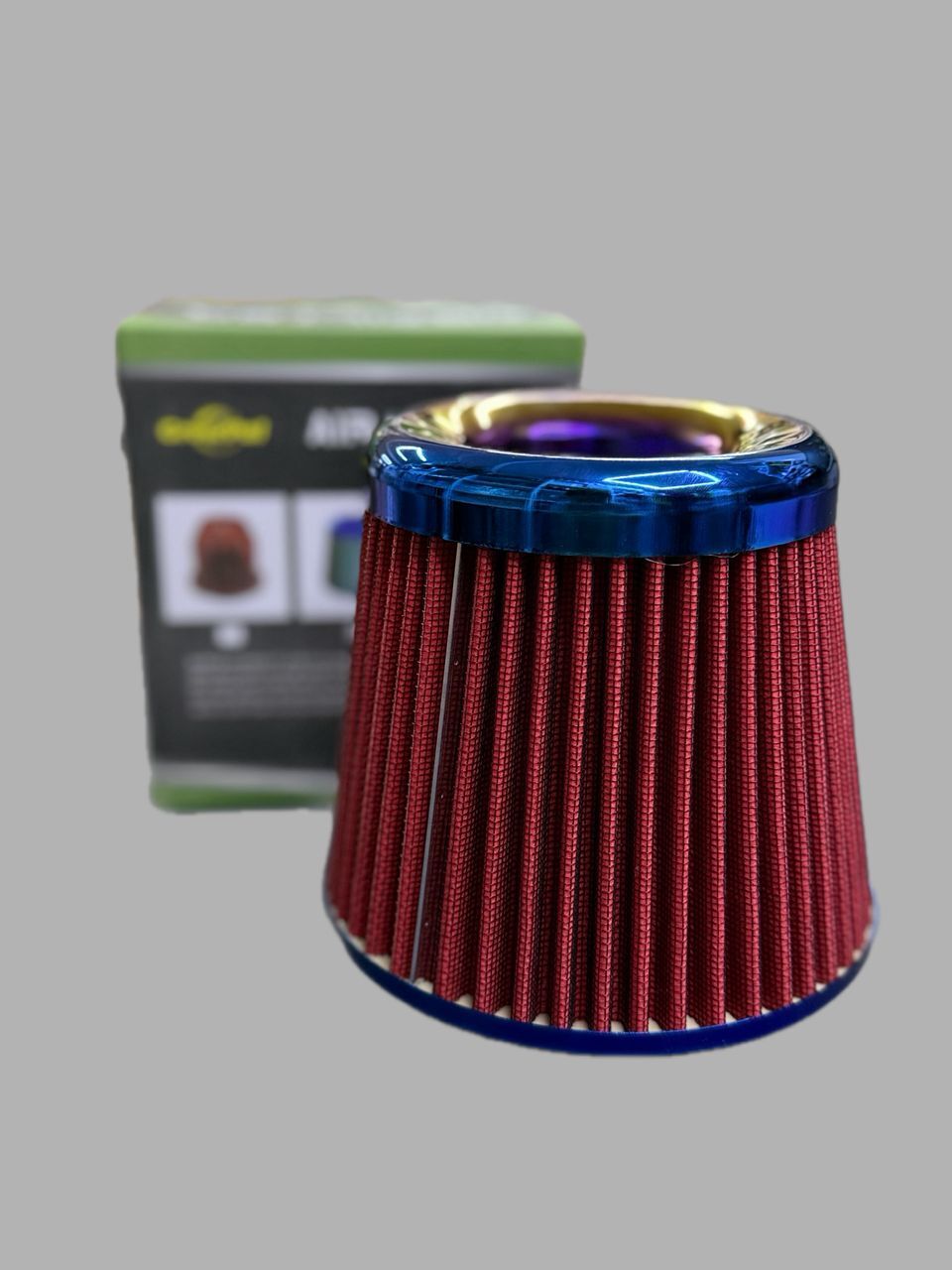 Açık Hava Filtresi Yüksek Performanslı 8,9 cm Geniş Yanık Kırmızı Açık Hava Filtresi Yüksek Performanslı 8,9 cm Geniş Yanık Kırmızı
