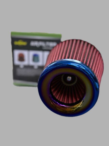 Açık Hava Filtresi Yüksek Performanslı 8,9 cm Geniş Yanık Kırmızı