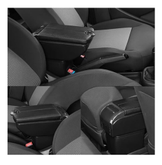 BMW Tip 6 USB 1 Type-c Girişli Kolçak Her Araca Uygun Kolçak Kol Dayama Çift Açılır Siyah