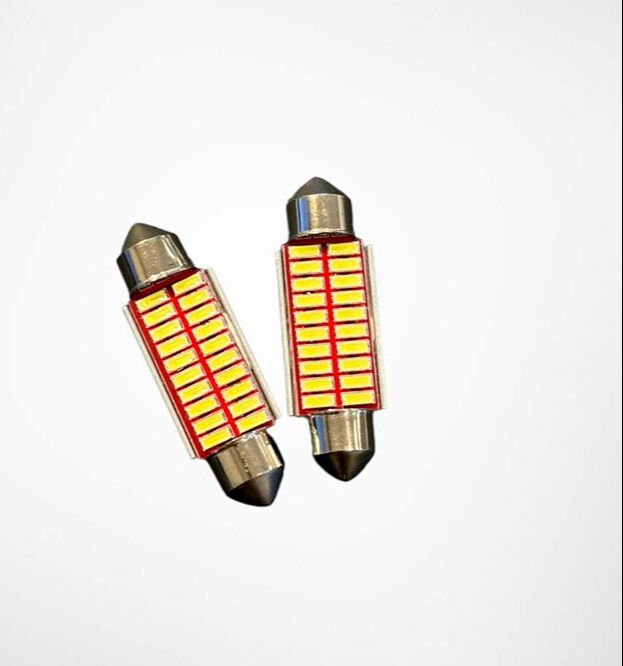 Sofit Araç iç Aydınlatma Tavan Plaka Beyaz Canbus 39mm