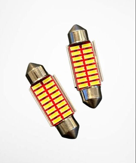 Sofit Araç iç Aydınlatma Tavan Plaka Beyaz Canbus 36mm