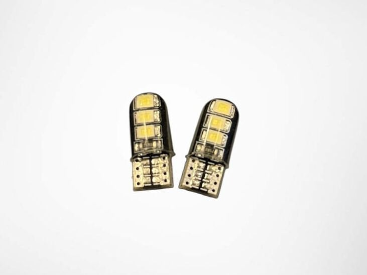 T10 6 LED Geniş Açılı Araç İçi Okuma Plaka Lambası Sinyal Lambası Üniversal Bagaj Lambası Siyah