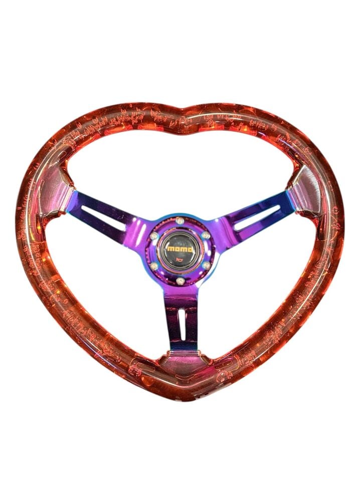 Epoksi Direksiyon Kalplı Kırmızı Momo