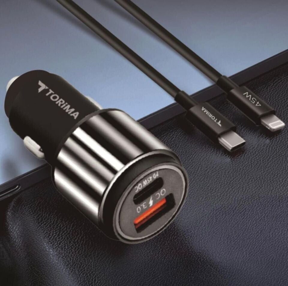 Çift Usb Araç Şarj Cihazı Tüm Araçlara Uyumlu Çakmaklık Şarj Cihazı C16 Gümüş