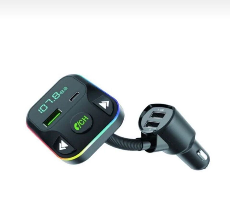 Transmitter Şarj Özellikli Dijital Göstergeli Bluetooth Fm G12 PD Siyah