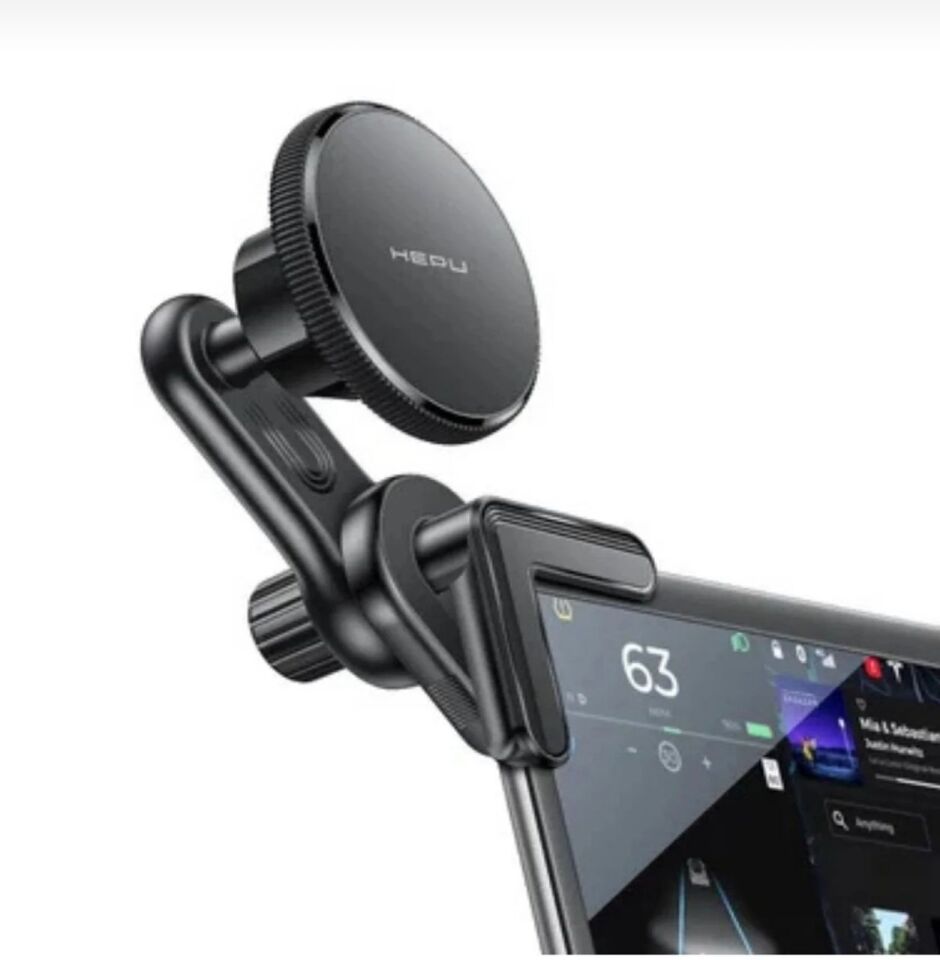 Hepu HP-A38 Magsafe Araç İçi Telefon Tutucu - Tesla/Merkezi Ekran Uyumlu, 360 Dönebilir Güçlü