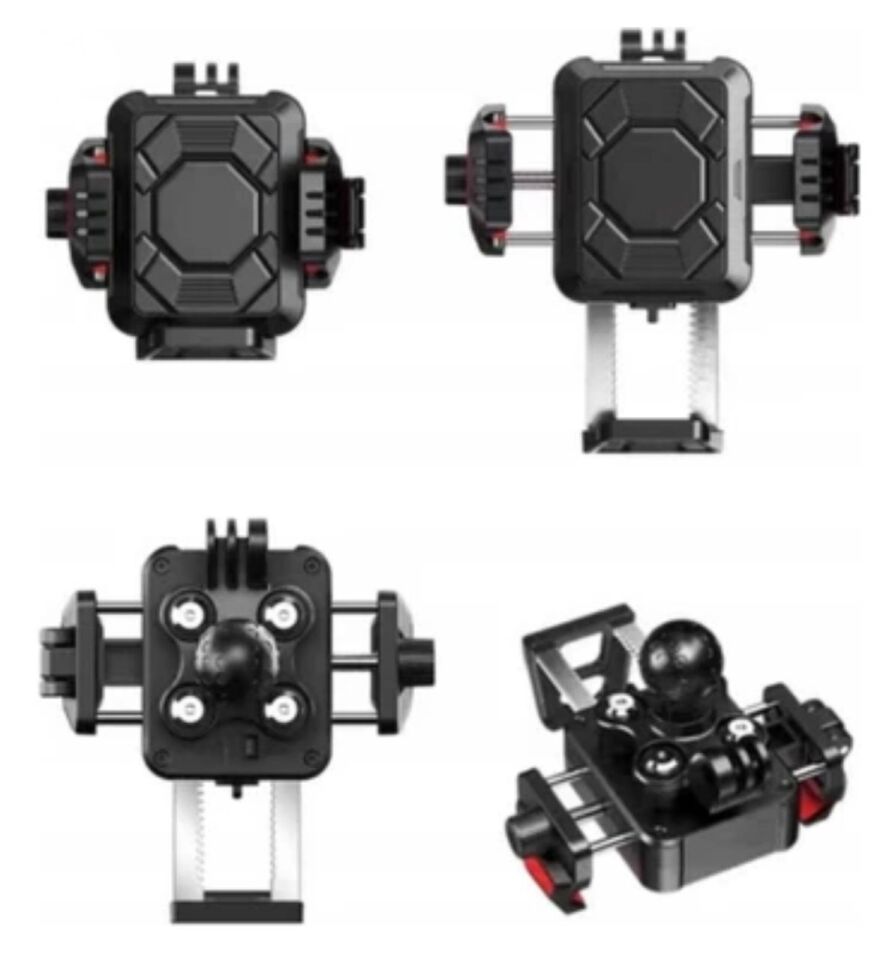 Motosiklet Telefon Tutucu Ayna ve Gidon Bağlantılı