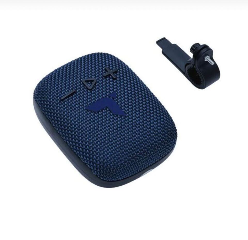 Bluetooth Hoparlör Motorsiklet Bisiklet Kablosuz Speaker D34 Mavi