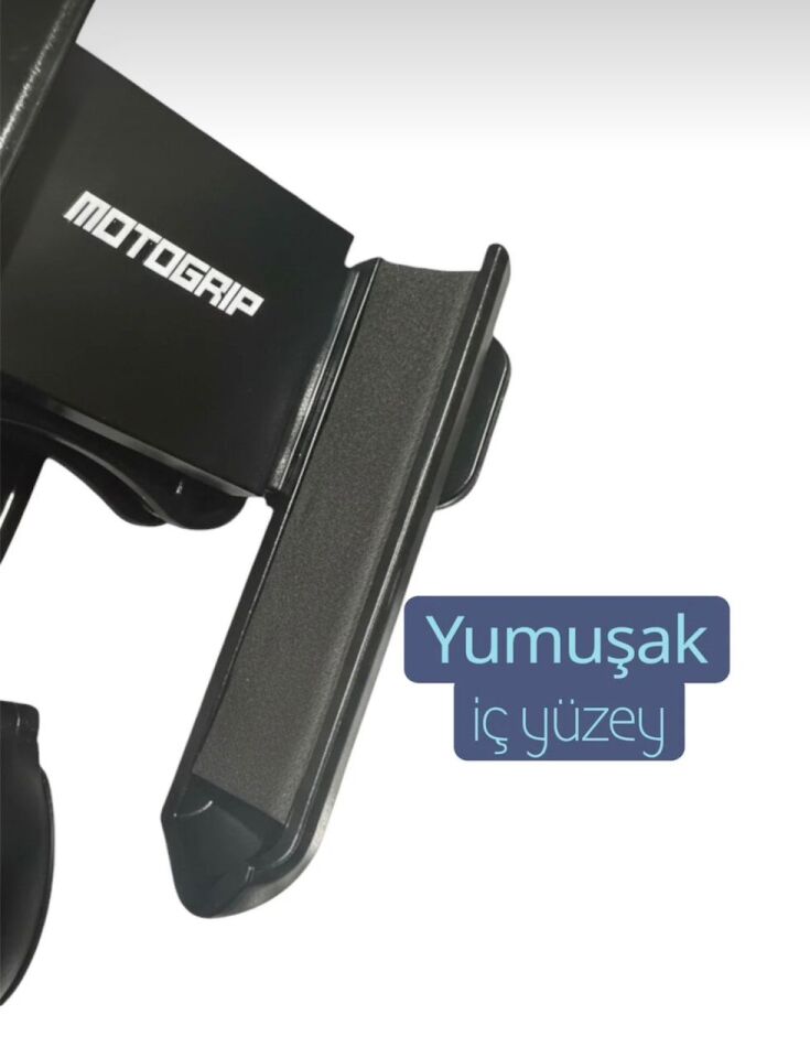 Gidon Bağlantılı Titreşim Engelleyicili Motosiklet Telefon Tutucu