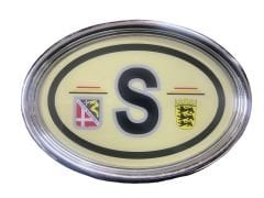 S~Oval Krom Çerçeve