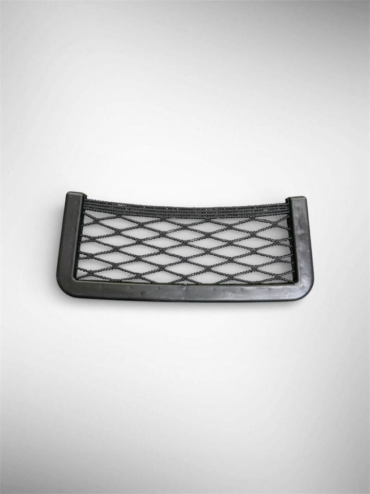 Cep Telefon Tutucu Araç İç Esnek Organizer Yapışkanlı Fileli Ceplik File Gözlük Tutucu 19x8 cm