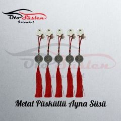 Metal Sancak Püskül Ayna Süsü