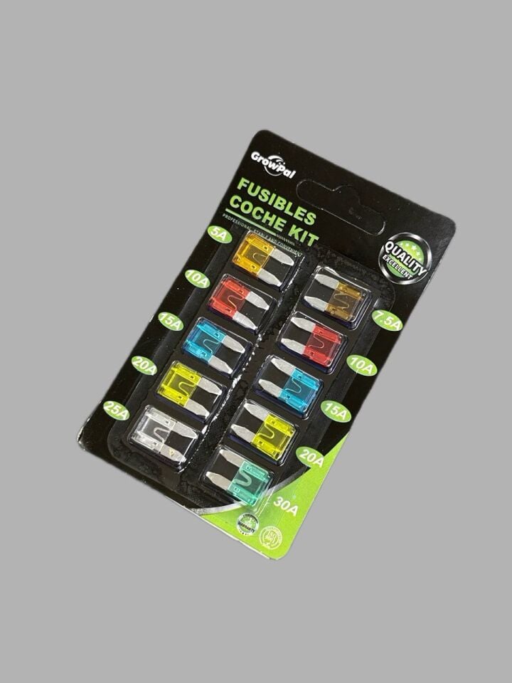 Oto Araba Standart Mini Bıçak Sigorta Seti 10'lu