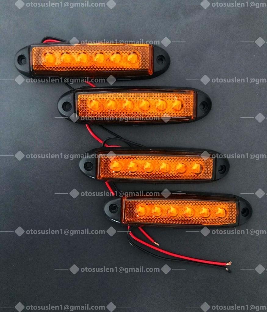 6'lı Led Sarı (kafesli)
