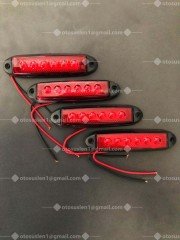 6'lı Led Kırmızı (kafesli)