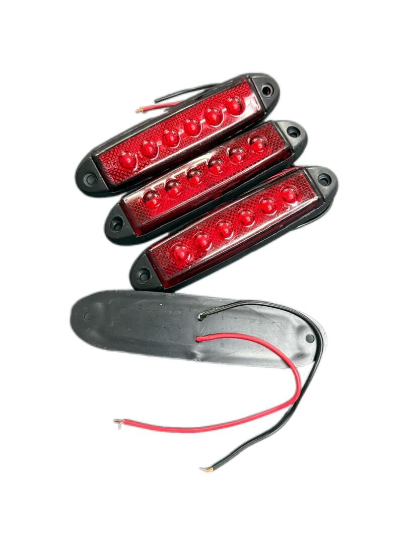 6'lı Led Kırmızı (kafesli)