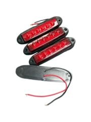 6'lı Led Kırmızı (kafesli)