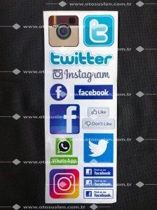 Sosyal Medya 2 Grup Sticker