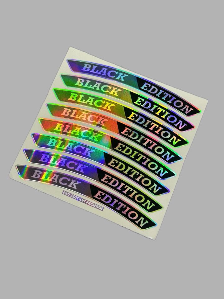 0021 Moto Grup Black Edition Hologramlı