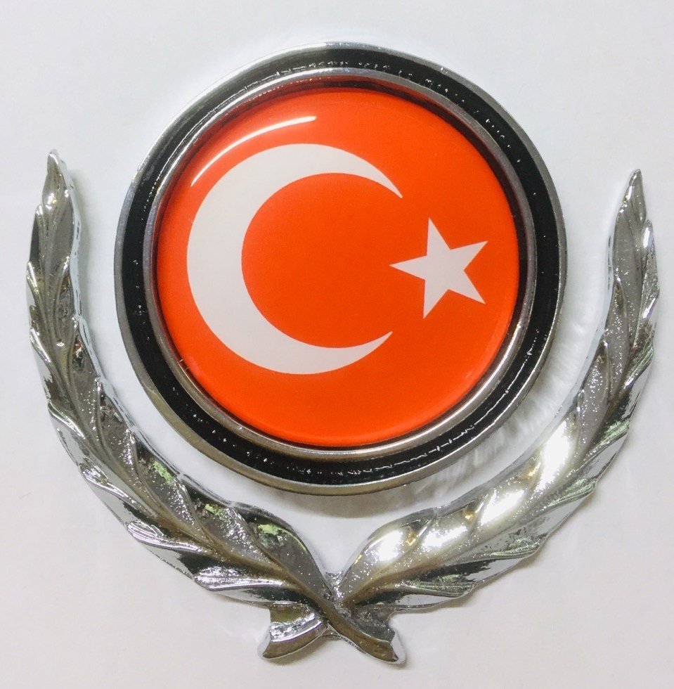 Büyük Çelenkli Ay-yıldız/Parçalı Model