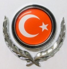 Büyük Çelenkli Ay-yıldız/Parçalı Model