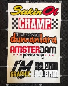 Sakin ol/Grup sticker