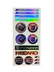 Hologram grup sticker/küçük