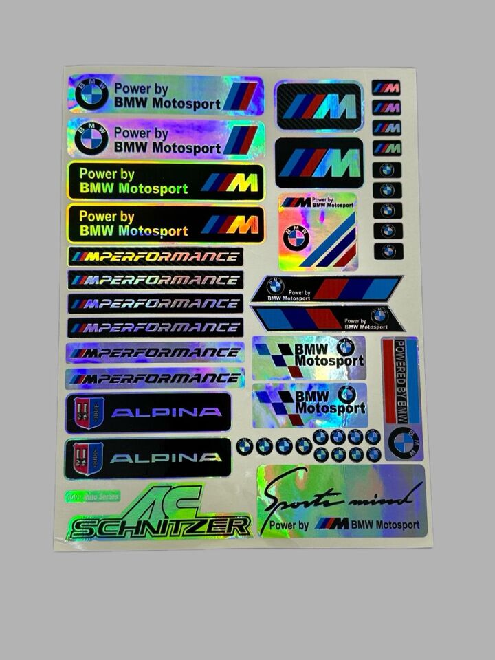 0001 Auto Series BMW Hologramlı