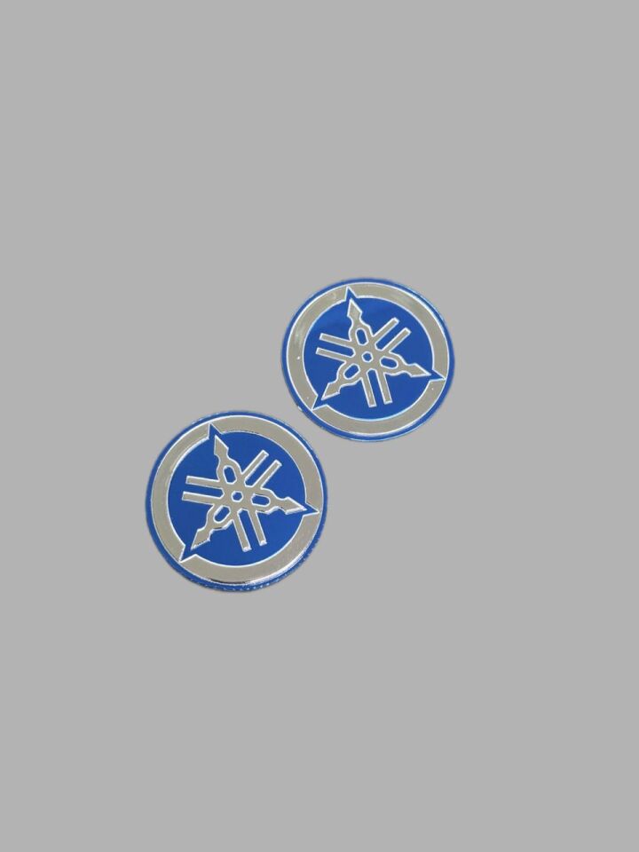 Yamaha 2li Mavi 3D Kabartmalı Sticker