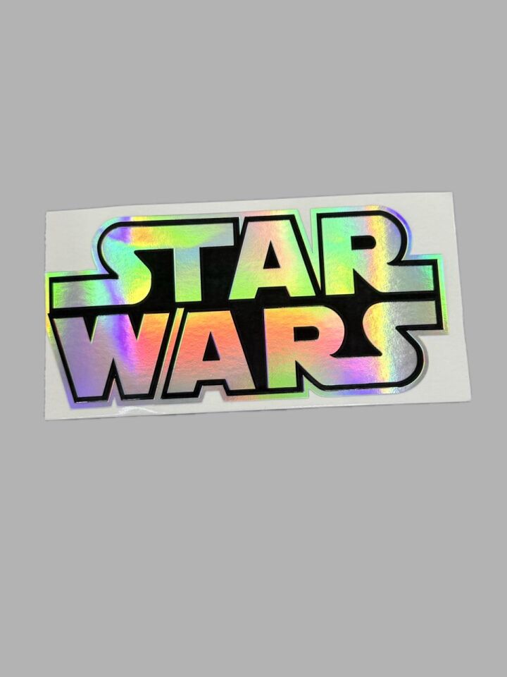 Star Wars Hologramlı Sticker