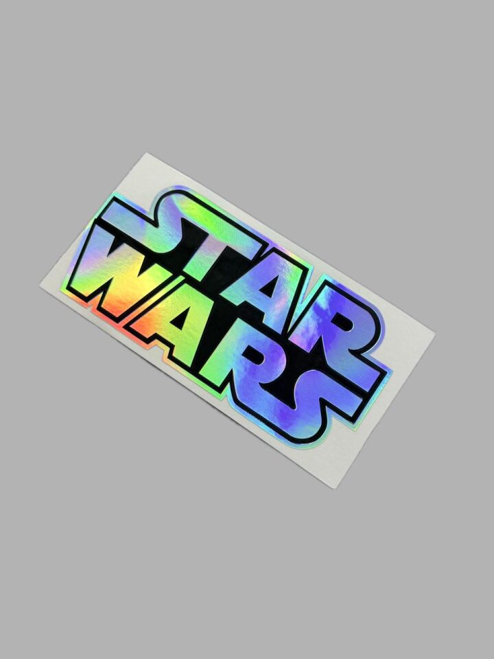 Star Wars Hologramlı Sticker