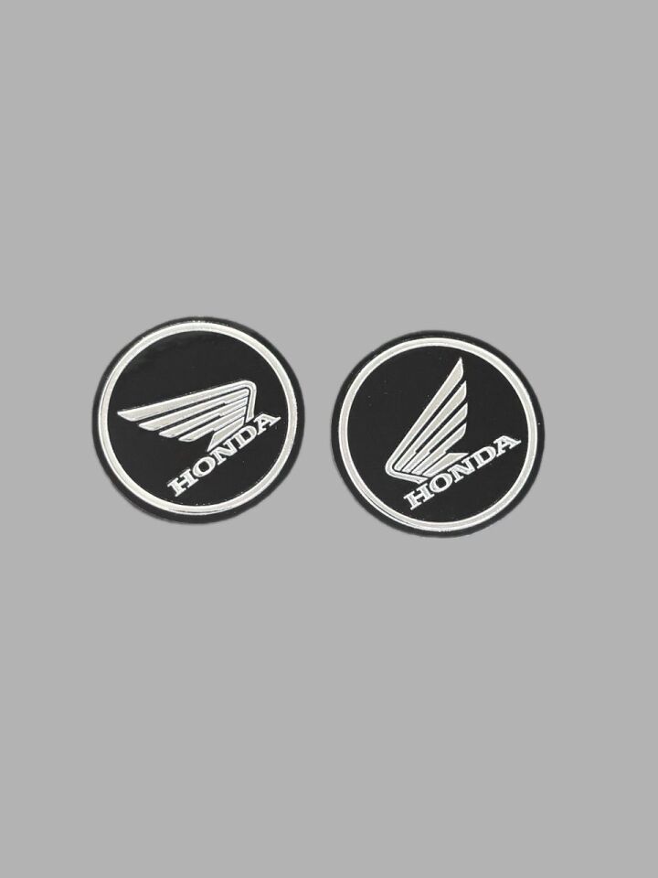 Honda Kabartmalı Sticker 2 li Siyah