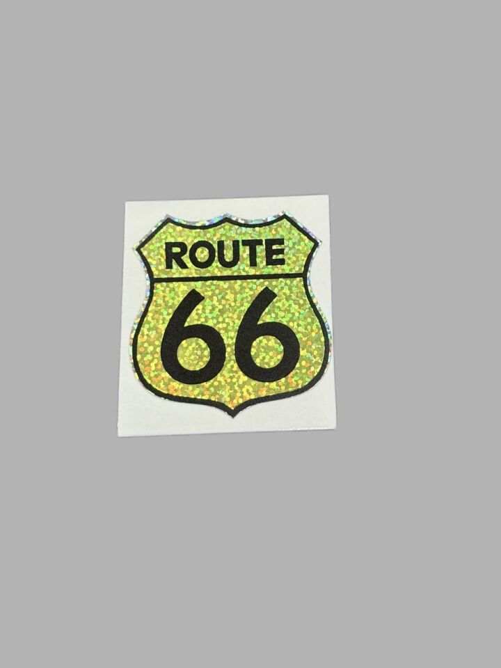 Route 66 Hologramlı Sticker