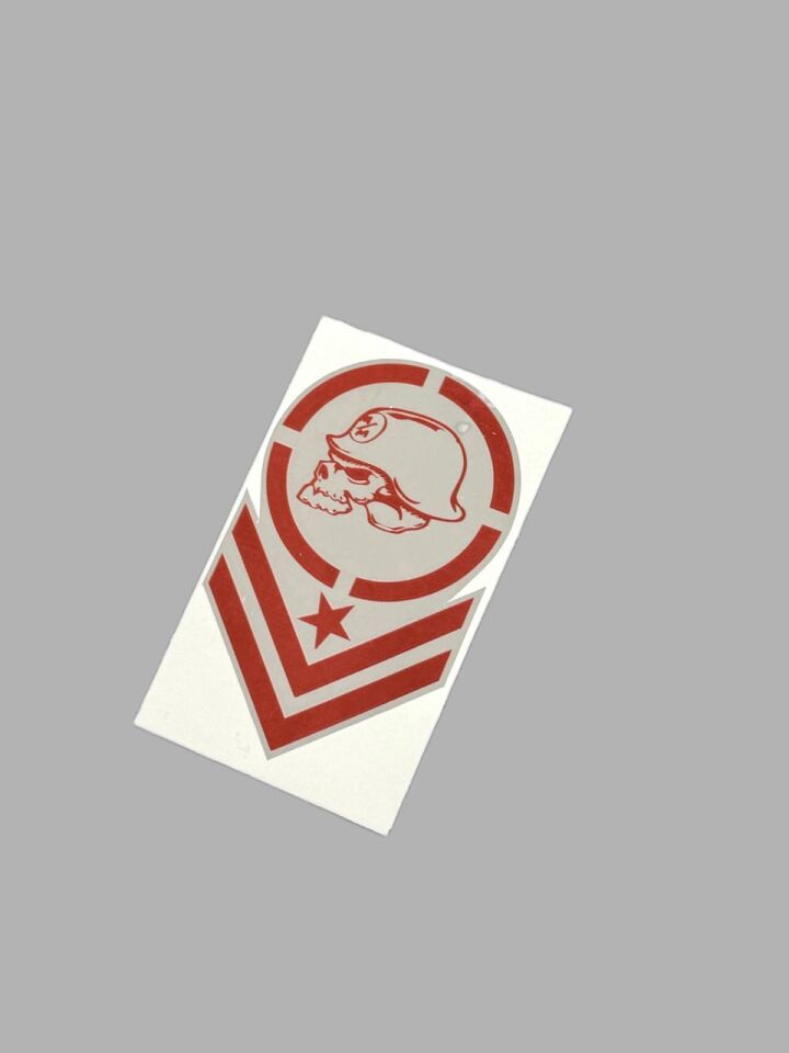 Mulisha Kabartmalı Sticker