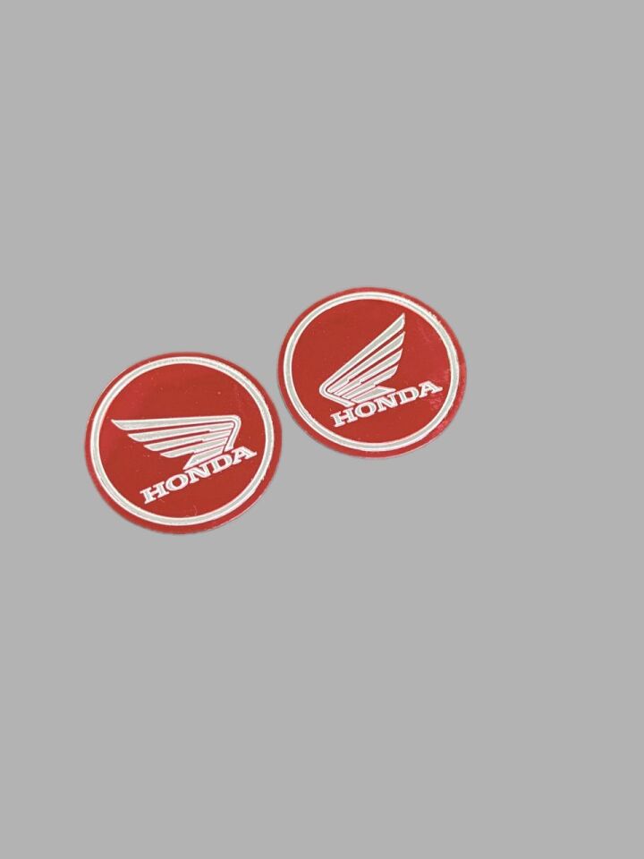 Honda Kabartmalı Sticker 2 li Kırmızı
