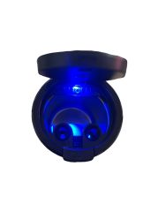 İç kısmı metal, kapaklı ve led ışıklı araç küllük