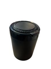 İç kısmı metal, kapaklı ve led ışıklı araç küllük