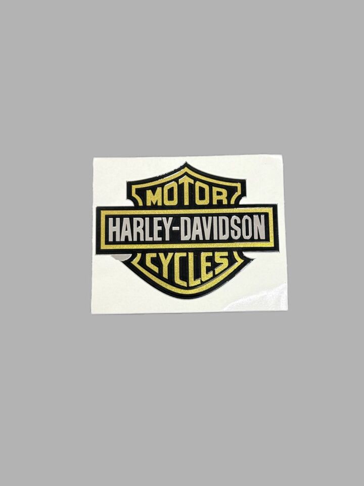 Motor Harley-Davidson Cecles Kabartmalı Sticker