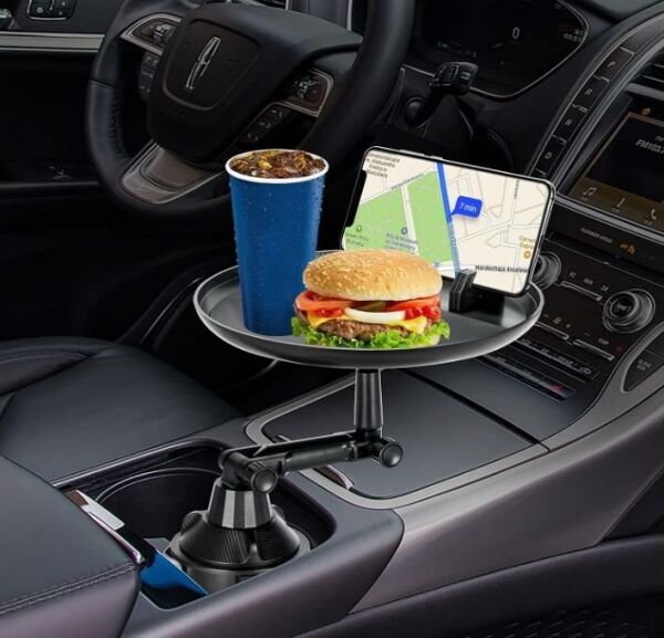 Araç su bardağı yeri, içecek kahve yiyecek yeri, küçük masa