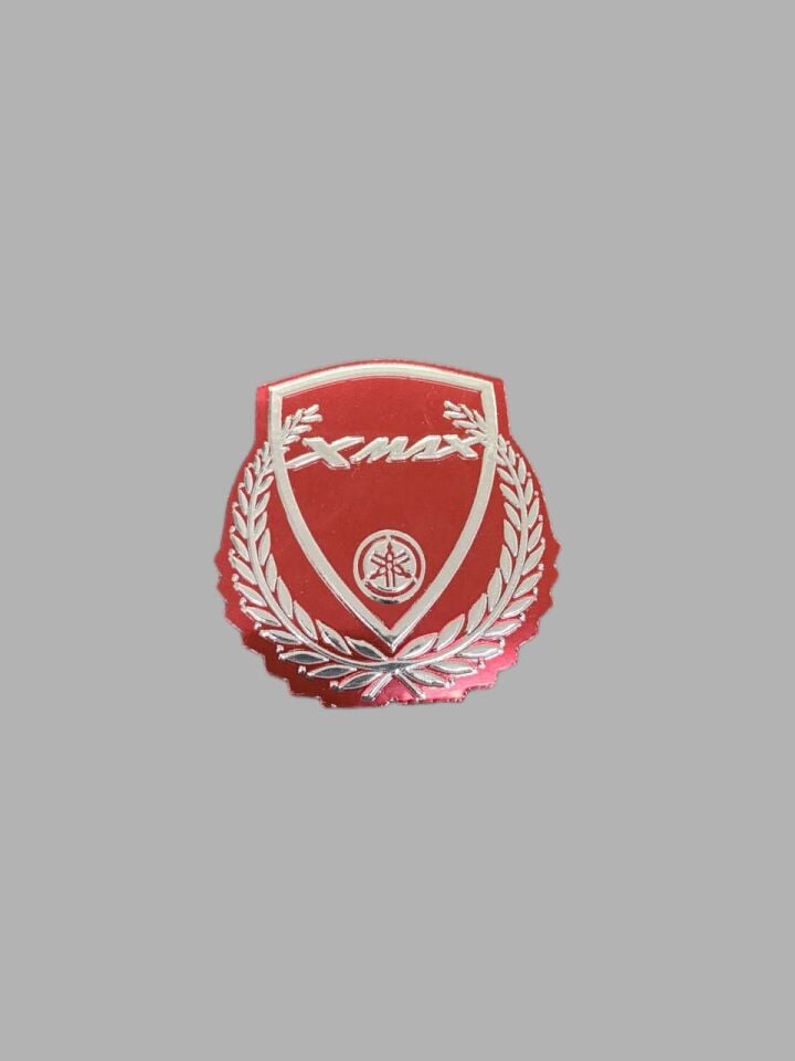 NMAX Yamaha Kabartmalı Sticker Kırmızı