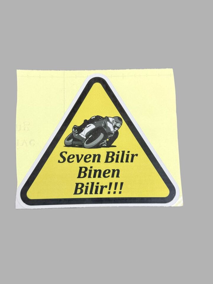 Reflektör Özelliklı Seven Bilir Binen Bilir !!!  Sticker